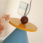Riva Lampe Pendentive Conique Rayée Ludique Vibrante - Neutralighting