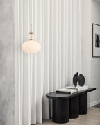Orbelin Lampe Suspension en Verre et Laiton - Neutralighting