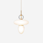 Orbelin Lampe Suspension en Verre et Laiton - Neutralighting
