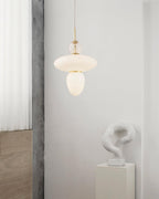 Orbelin Lampe Suspension en Verre et Laiton - Neutralighting