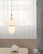 Orbelin Lampe Suspension en Verre et Laiton - Neutralighting