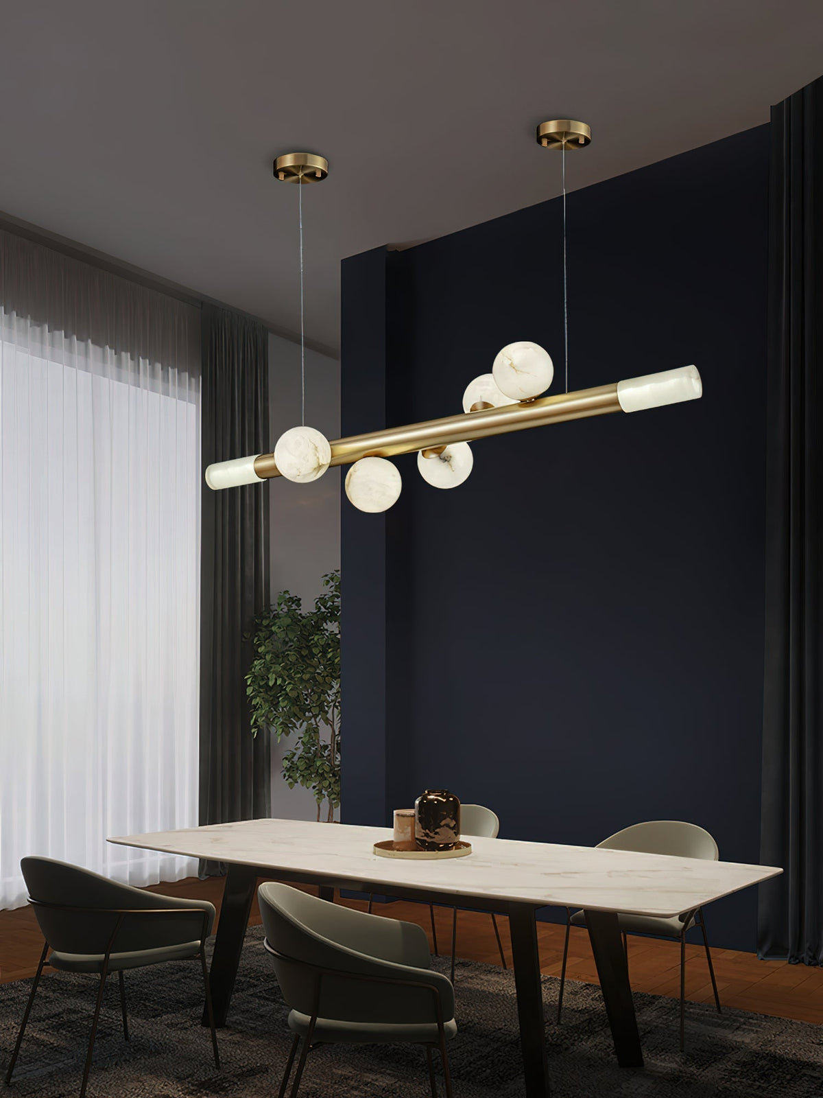 Avaros Suspension Moderne Minimaliste Alabastre - Neutralighting