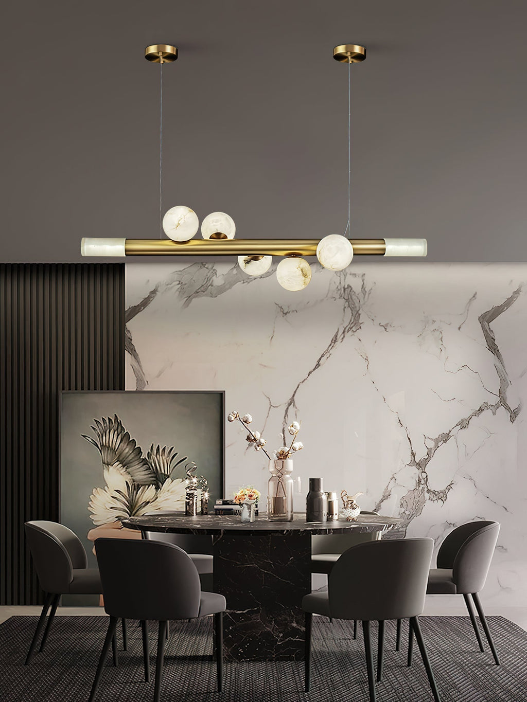 Avaros Suspension Moderne Minimaliste Alabastre - Neutralighting