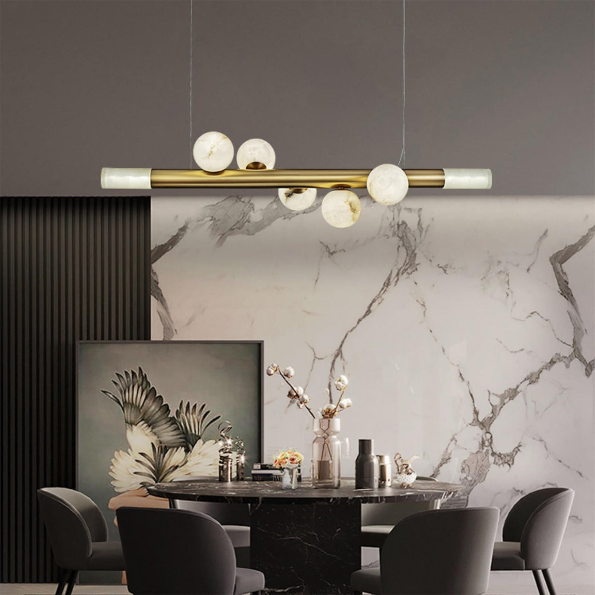 Avaros Suspension Moderne Minimaliste Alabastre - Neutralighting
