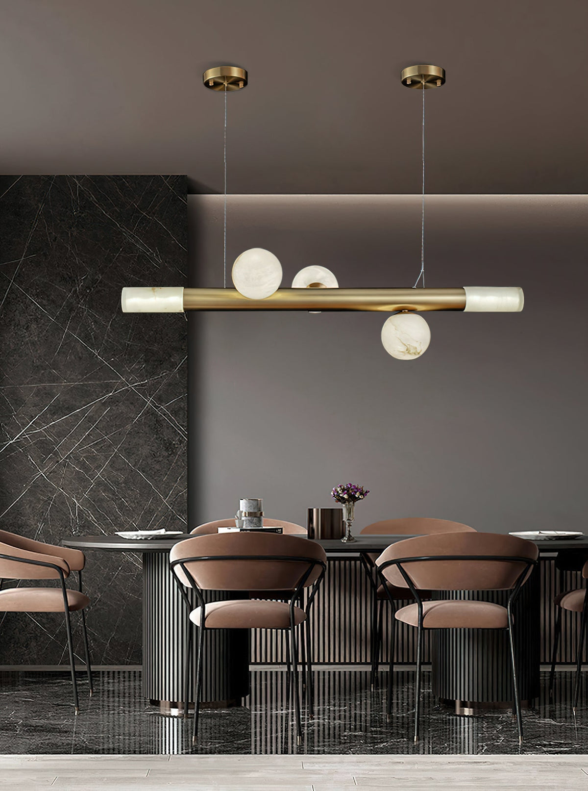 Avaros Suspension Moderne Minimaliste Alabastre - Neutralighting