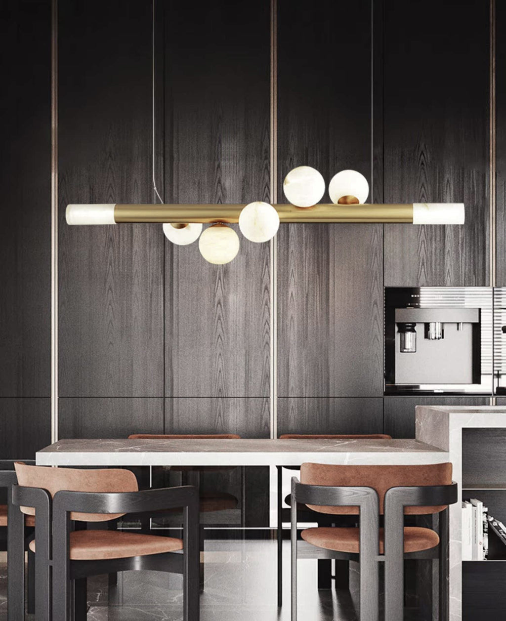 Avaros Suspension Moderne Minimaliste Alabastre - Neutralighting
