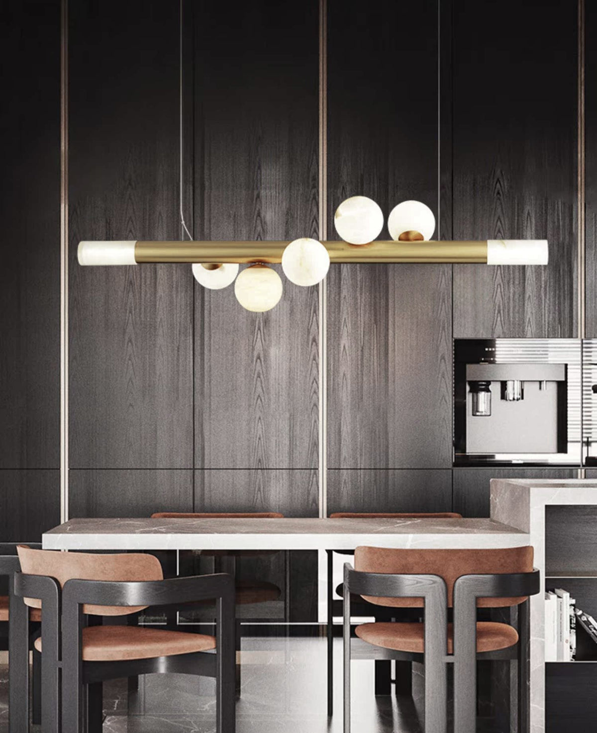 Avaros Suspension Moderne Minimaliste Alabastre - Neutralighting