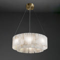 Zelaean Albâtre Ronde Pendentif Lumière - Neutralighting