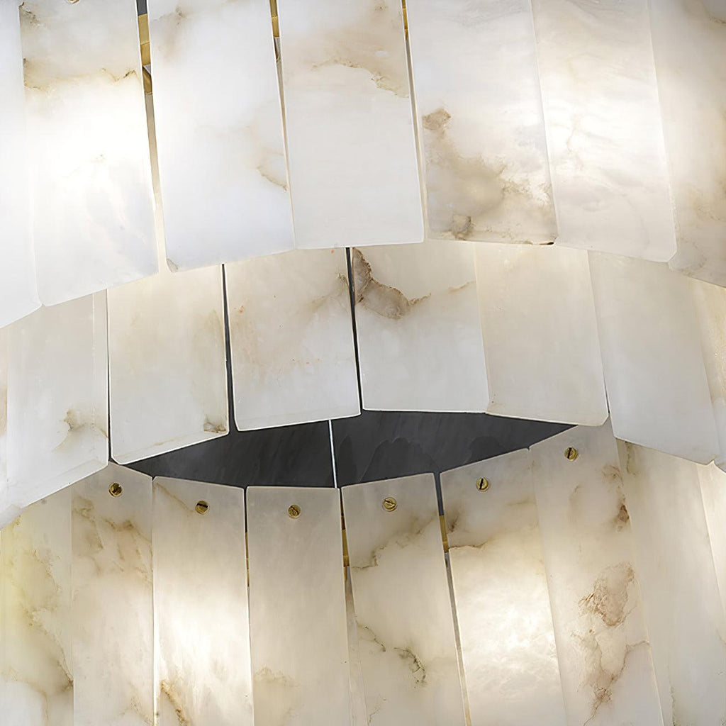 Zelaean Albâtre Ronde Pendentif Lumière - Neutralighting