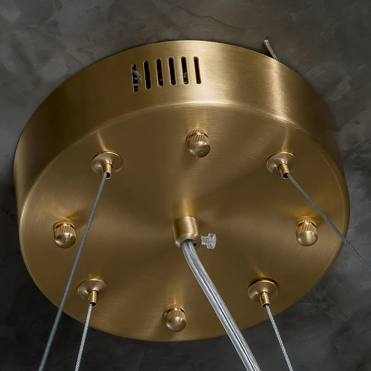 Zelaean Albâtre Ronde Pendentif Lumière - Neutralighting