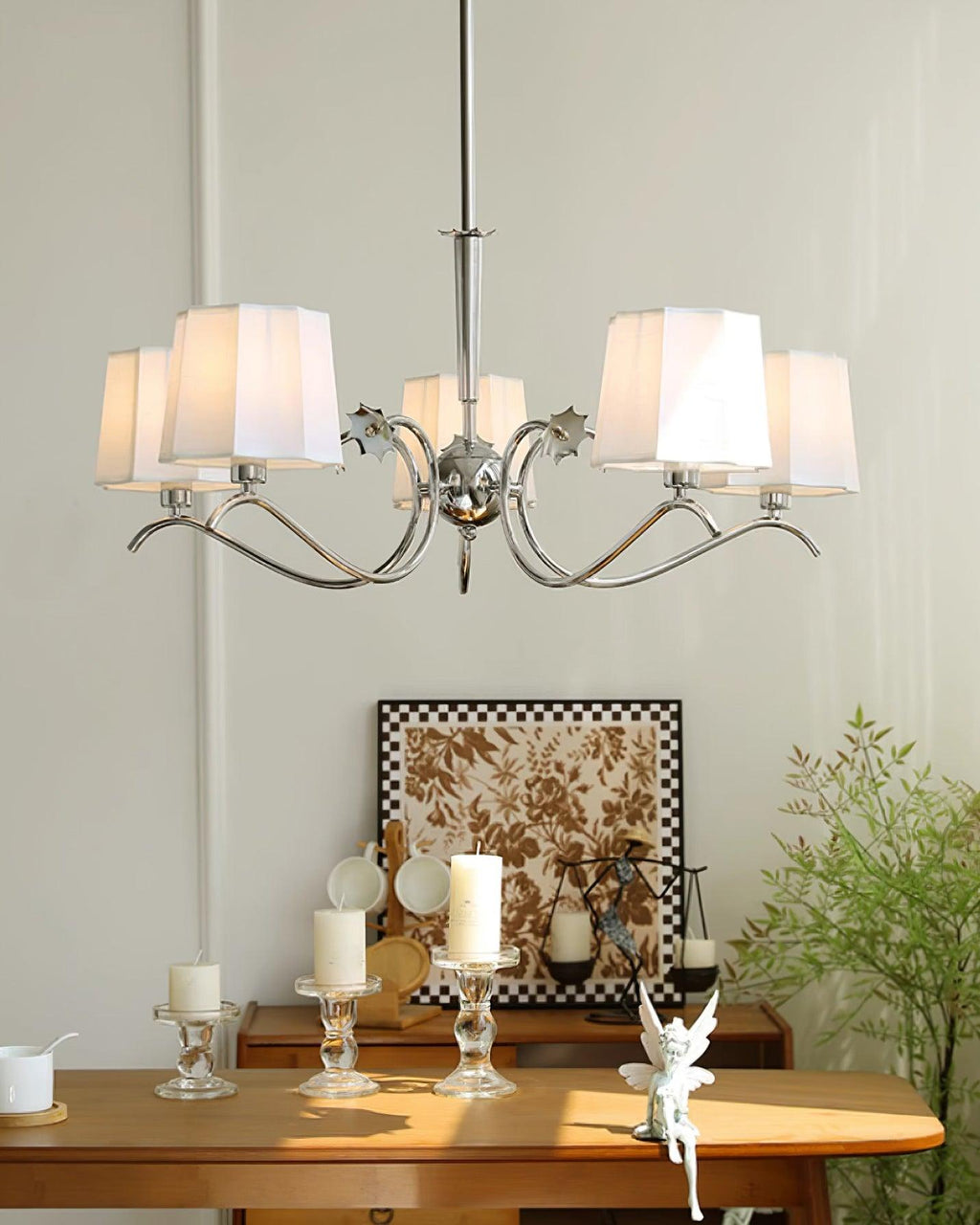 Rockville Lustre Chrome Blanc Élégant - Neutralighting