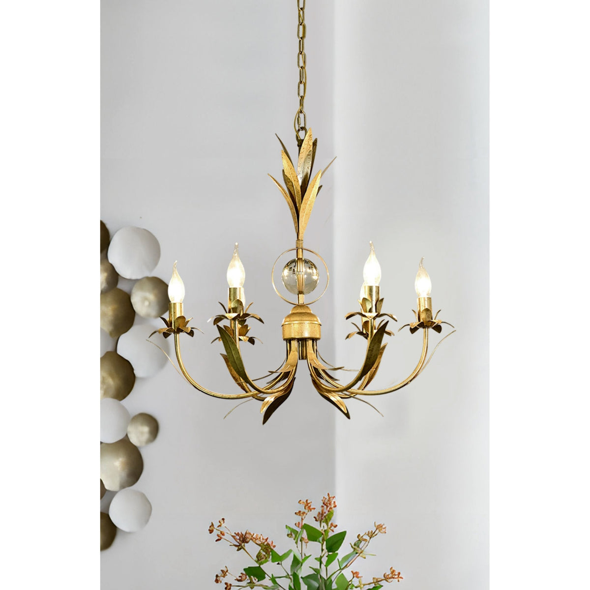 Zamarir Lustre Industriel Vintage Métal 6 Lumières - Neutralighting