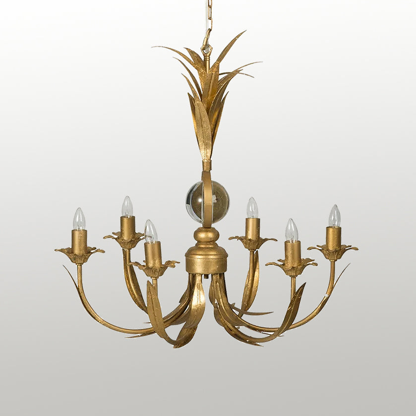Zamarir Lustre Industriel Vintage Métal 6 Lumières - Neutralighting