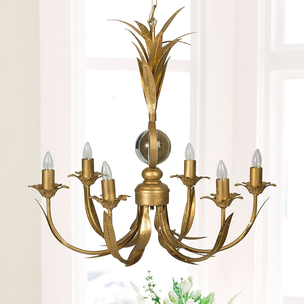 Zamarir Lustre Industriel Vintage Métal 6 Lumières - Neutralighting