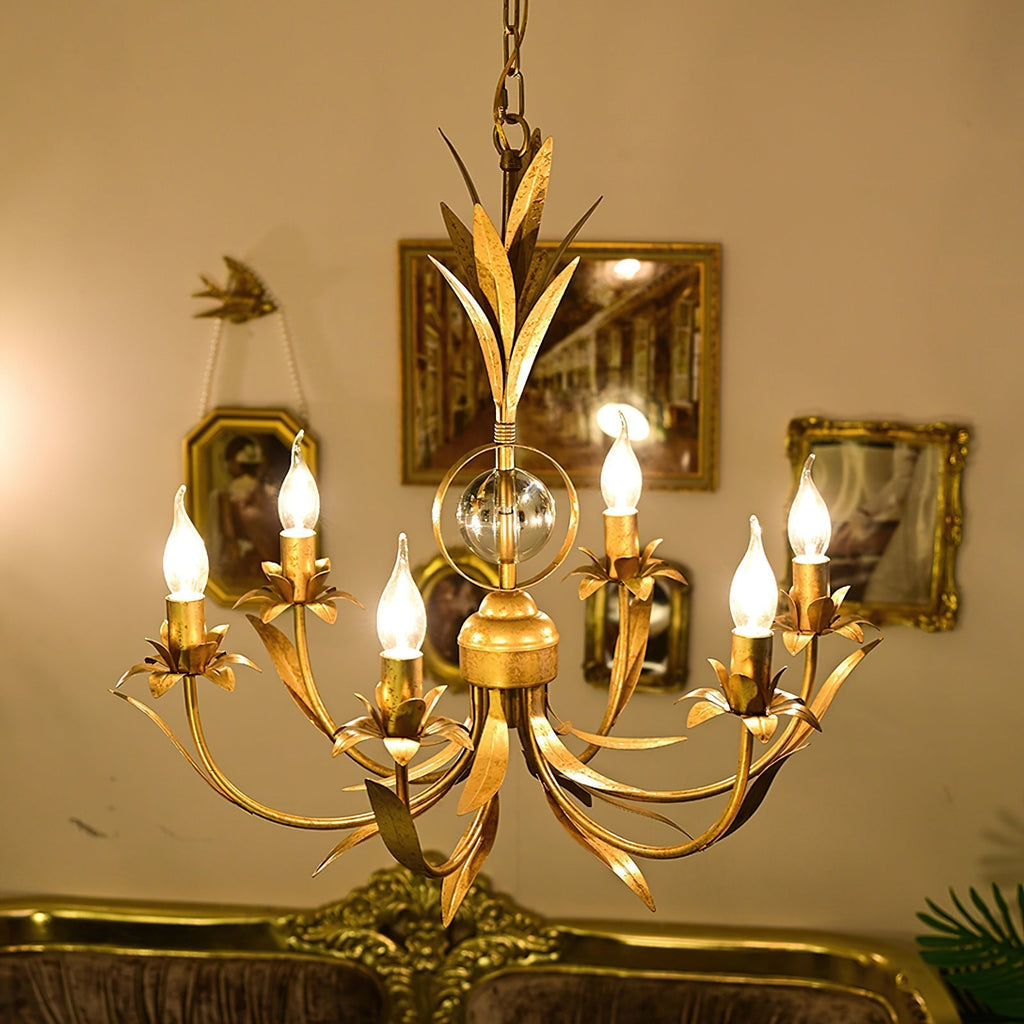Zamarir Lustre Industriel Vintage Métal 6 Lumières - Neutralighting