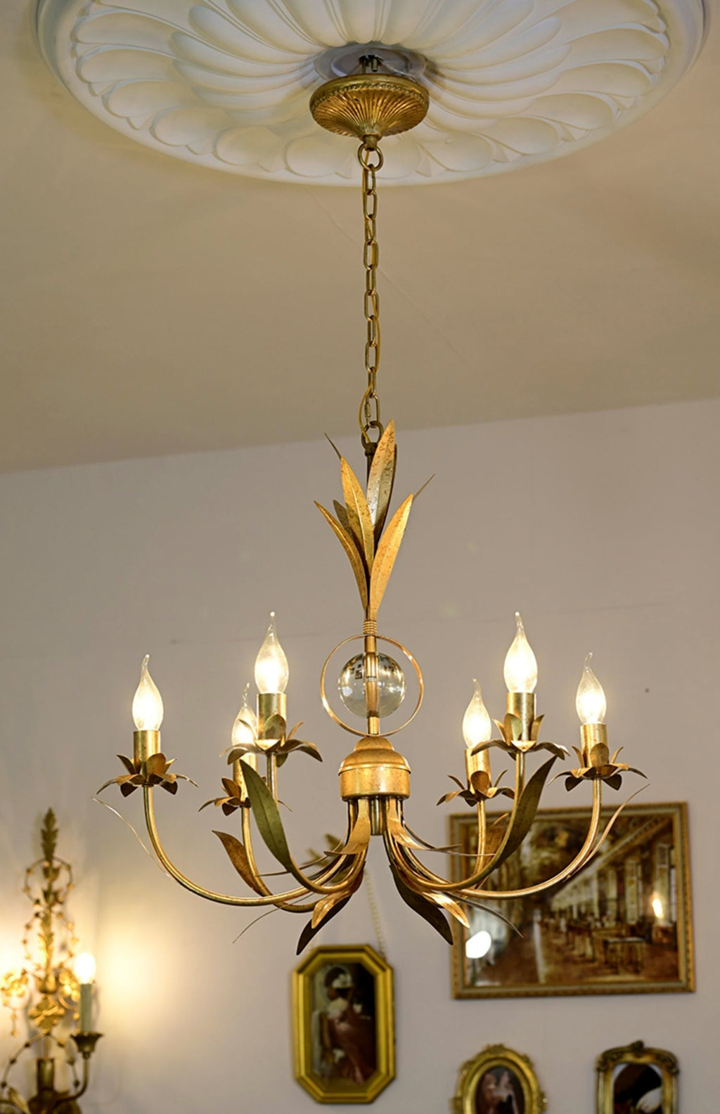 Zamarir Lustre Industriel Vintage Métal 6 Lumières - Neutralighting