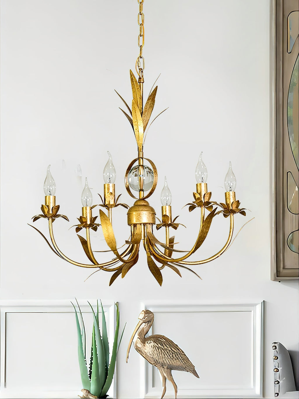 Zamarir Lustre Industriel Vintage Métal 6 Lumières - Neutralighting