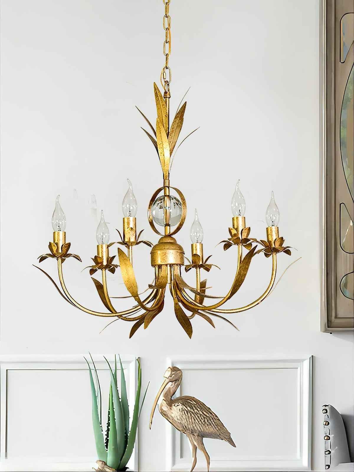 Zamarir Lustre Industriel Vintage Métal 6 Lumières - Neutralighting
