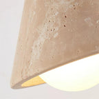 Riita Applique Murale en Travertin en Forme de Cone Triangulaire - Neutralighting