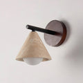 Riita Applique Murale en Travertin en Forme de Cone Triangulaire - Neutralighting
