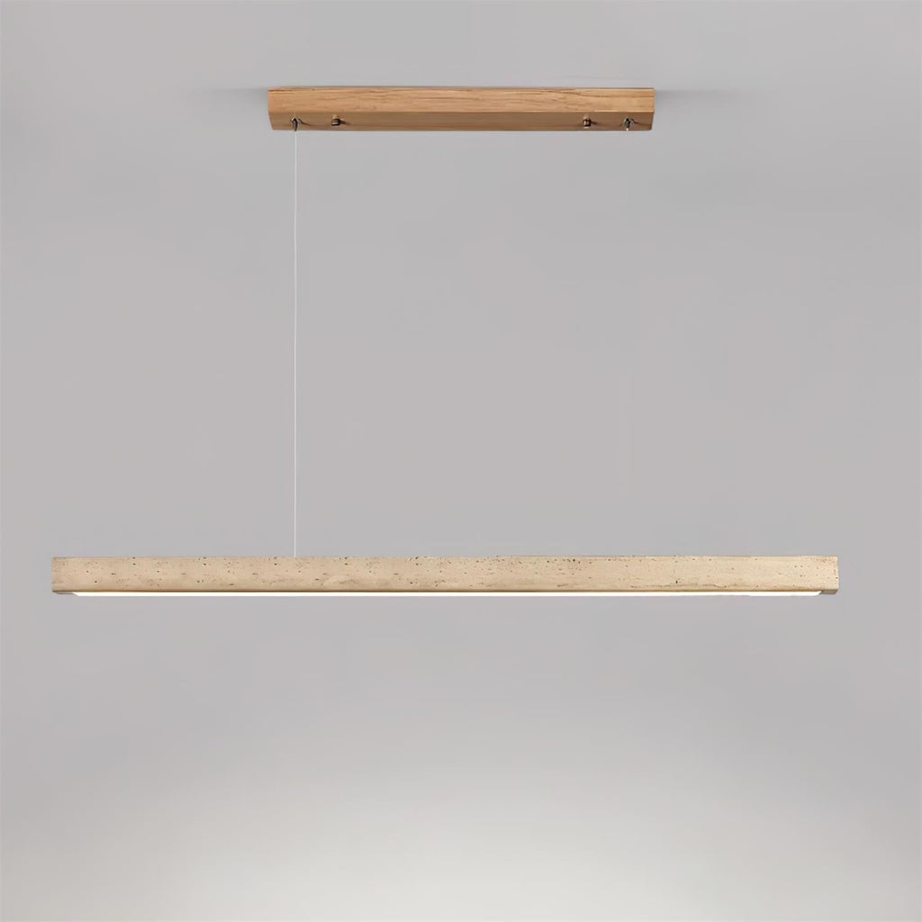 Delya Suspension Linéaire en Travertin - Neutralighting