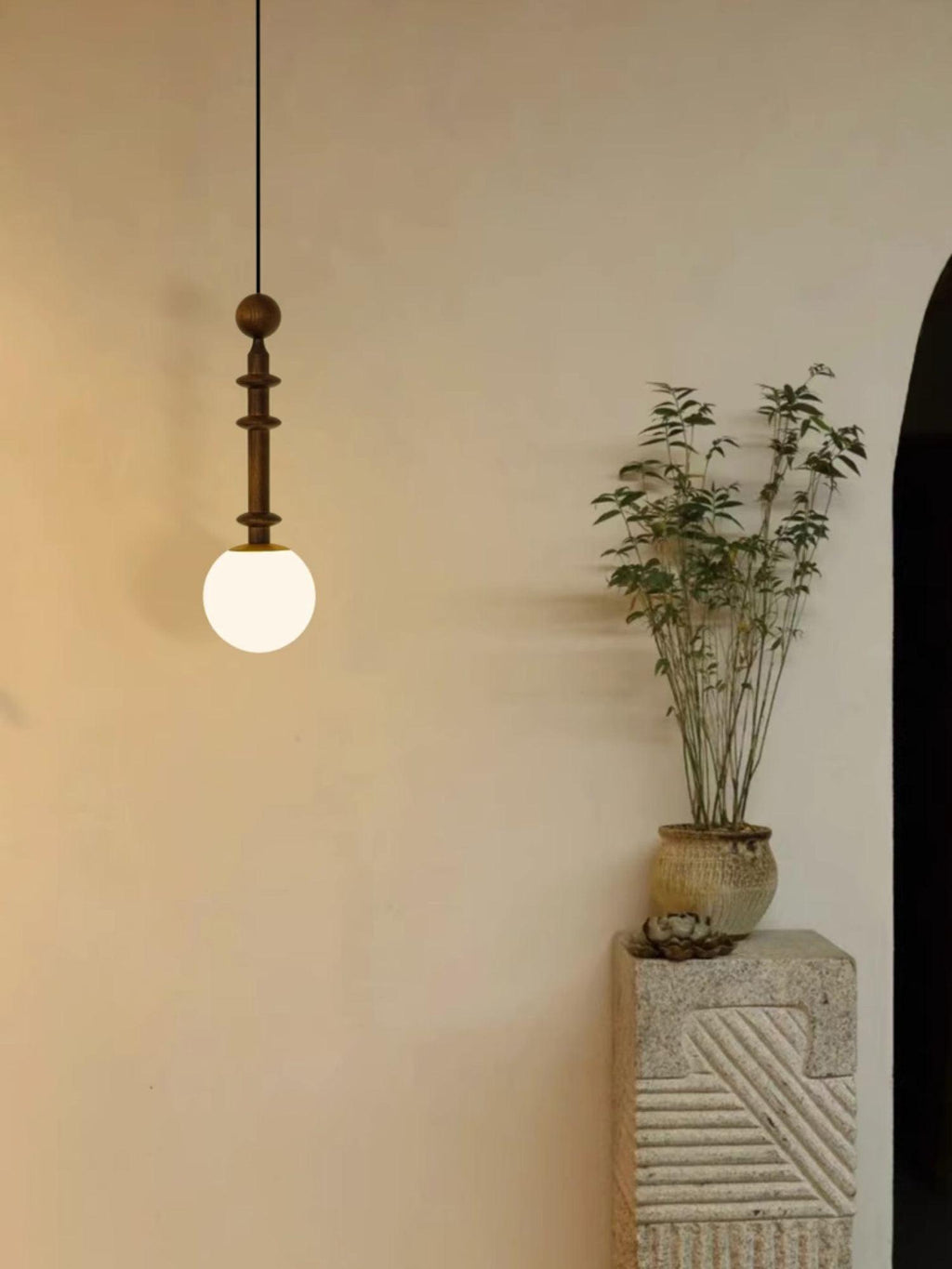 Vesera Suspension industrielle en bois - Neutralighting