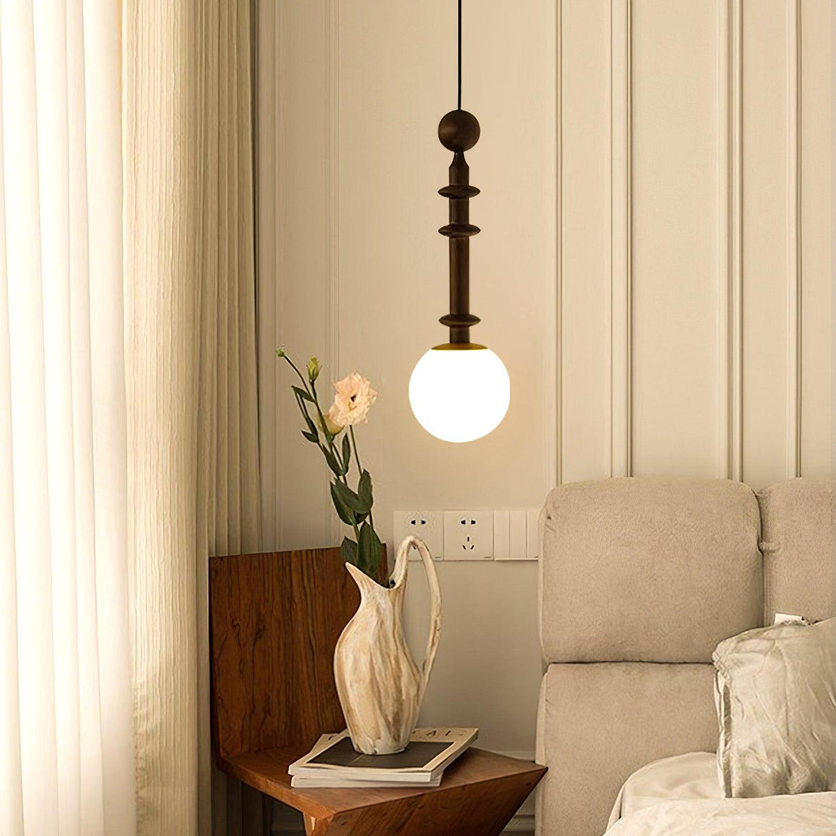 Vesera Suspension industrielle en bois - Neutralighting