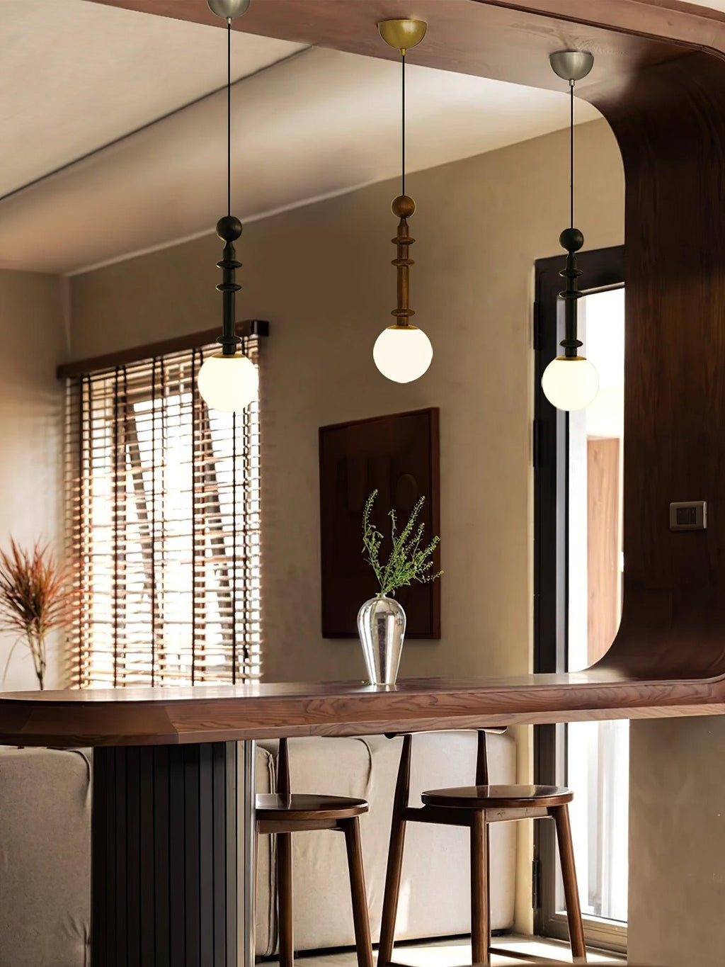 Vesera Suspension industrielle en bois - Neutralighting