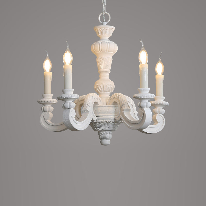 Olrinila Lustre en Bois Sculpté à la Main Pilier Romain - Neutralighting
