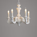 Olrinila Lustre en Bois Sculpté à la Main Pilier Romain - Neutralighting