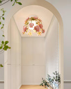 Pavo Plafonnier Romantique en Verre Fleur - Neutralighting