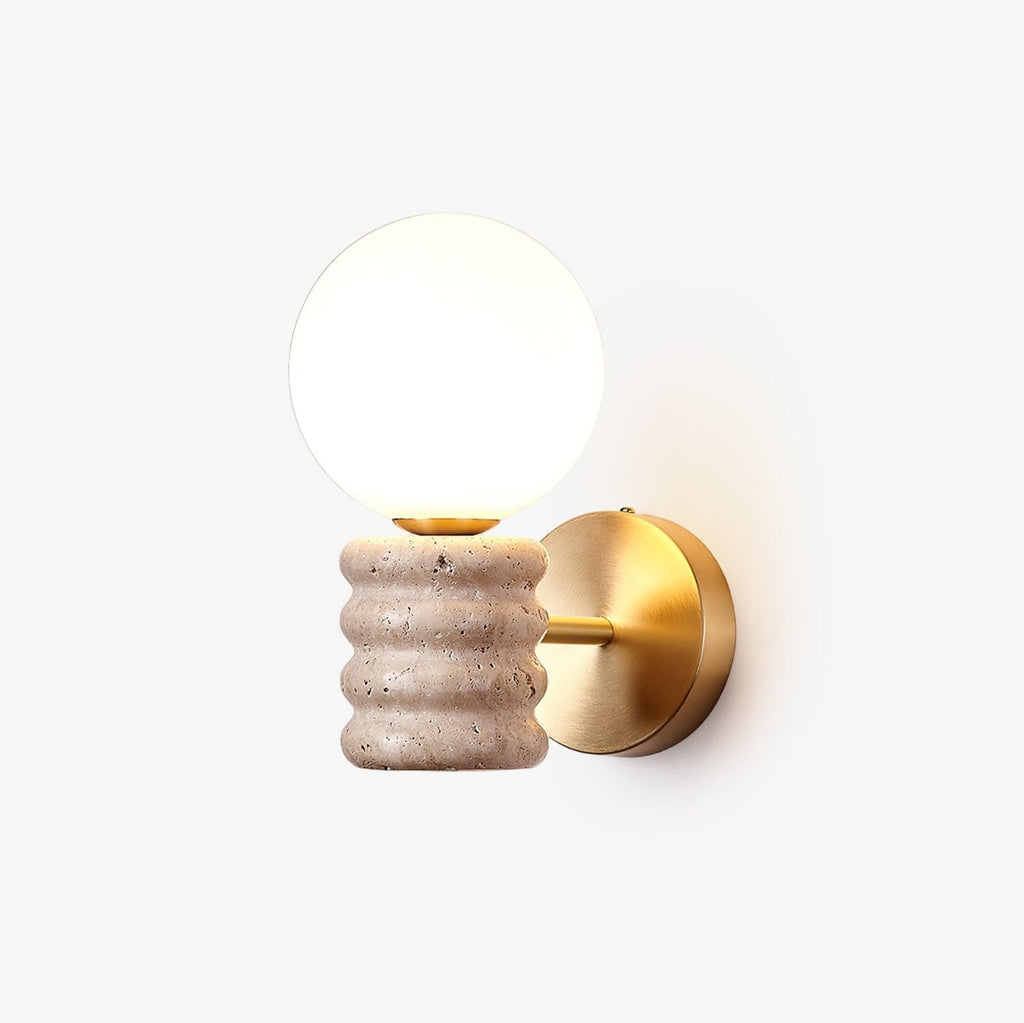 Zevelara Applique Murale Empilée en Travertin - Neutralighting