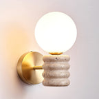 Zevelara Applique Murale Empilée en Travertin - Neutralighting