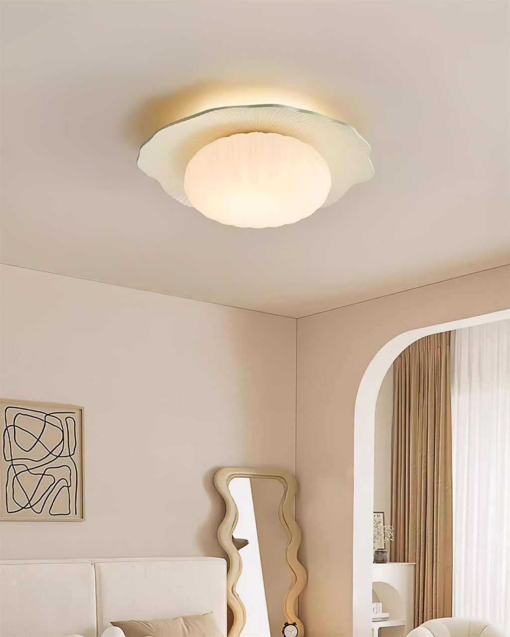 Virelli Lampe de Plafond Disque en Résine Découpé Intérieurs Ludiques - Neutralighting