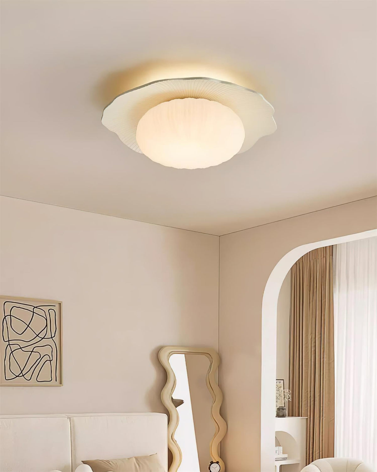 Virelli Lampe de Plafond Disque en Résine Découpé Intérieurs Ludiques - Neutralighting