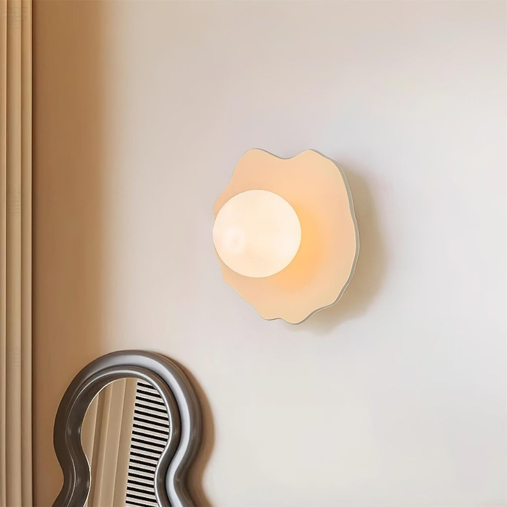 Virelli Applique Murale Disque en Résine Découpé avec Canopée - Neutralighting