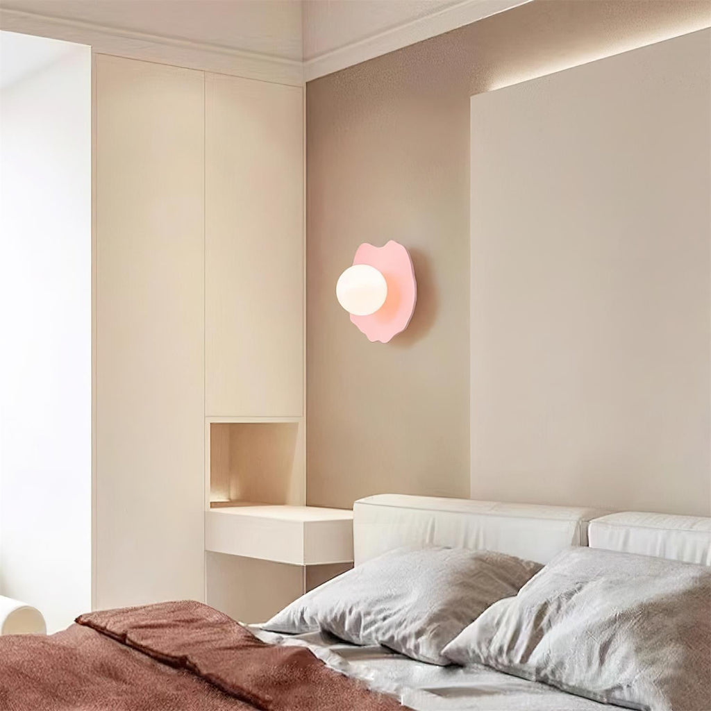 Virelli Applique Murale Disque en Résine Découpé avec Canopée - Neutralighting