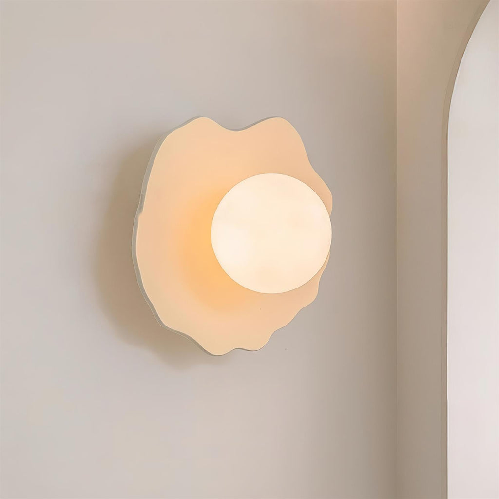 Virelli Applique Murale Disque en Résine Découpé avec Canopée - Neutralighting