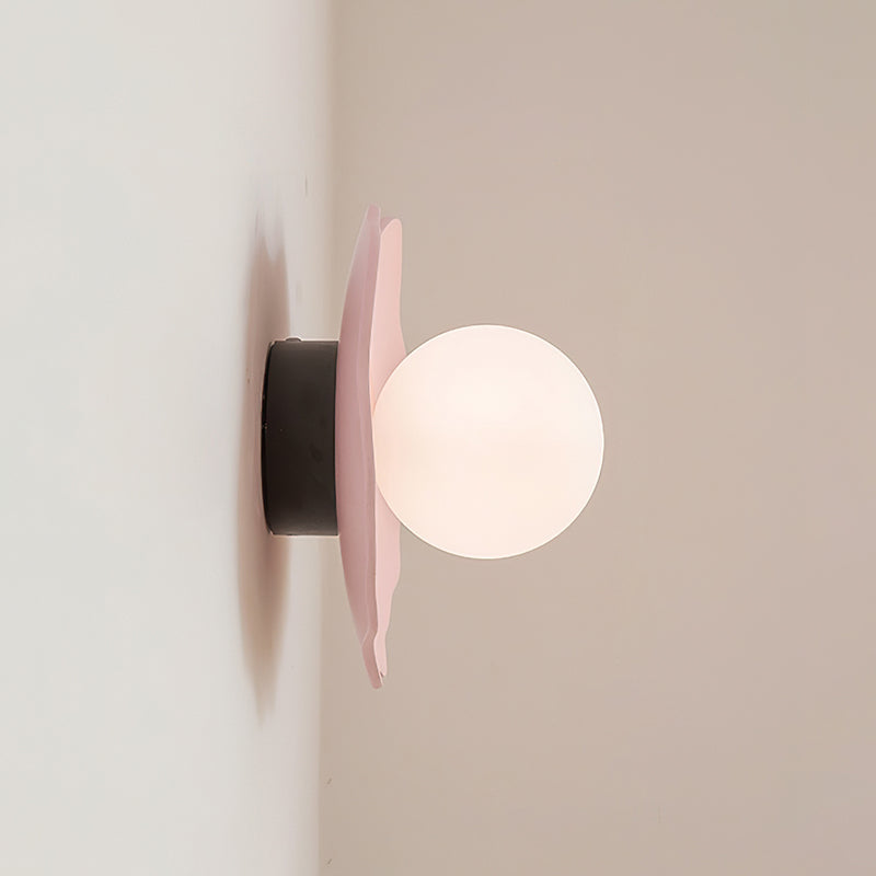 Virelli Applique Murale Disque en Résine Découpé avec Canopée - Neutralighting