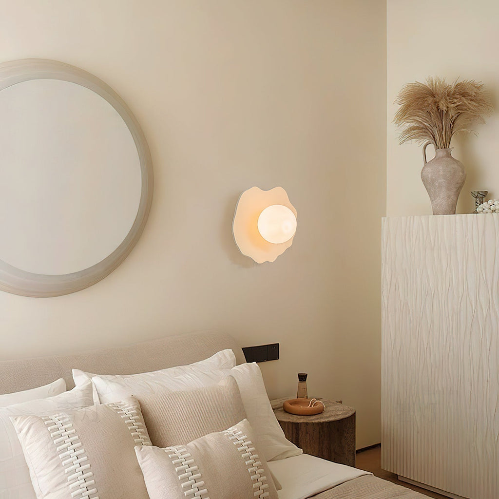 Virelli Applique Murale Disque en Résine Découpé avec Canopée - Neutralighting