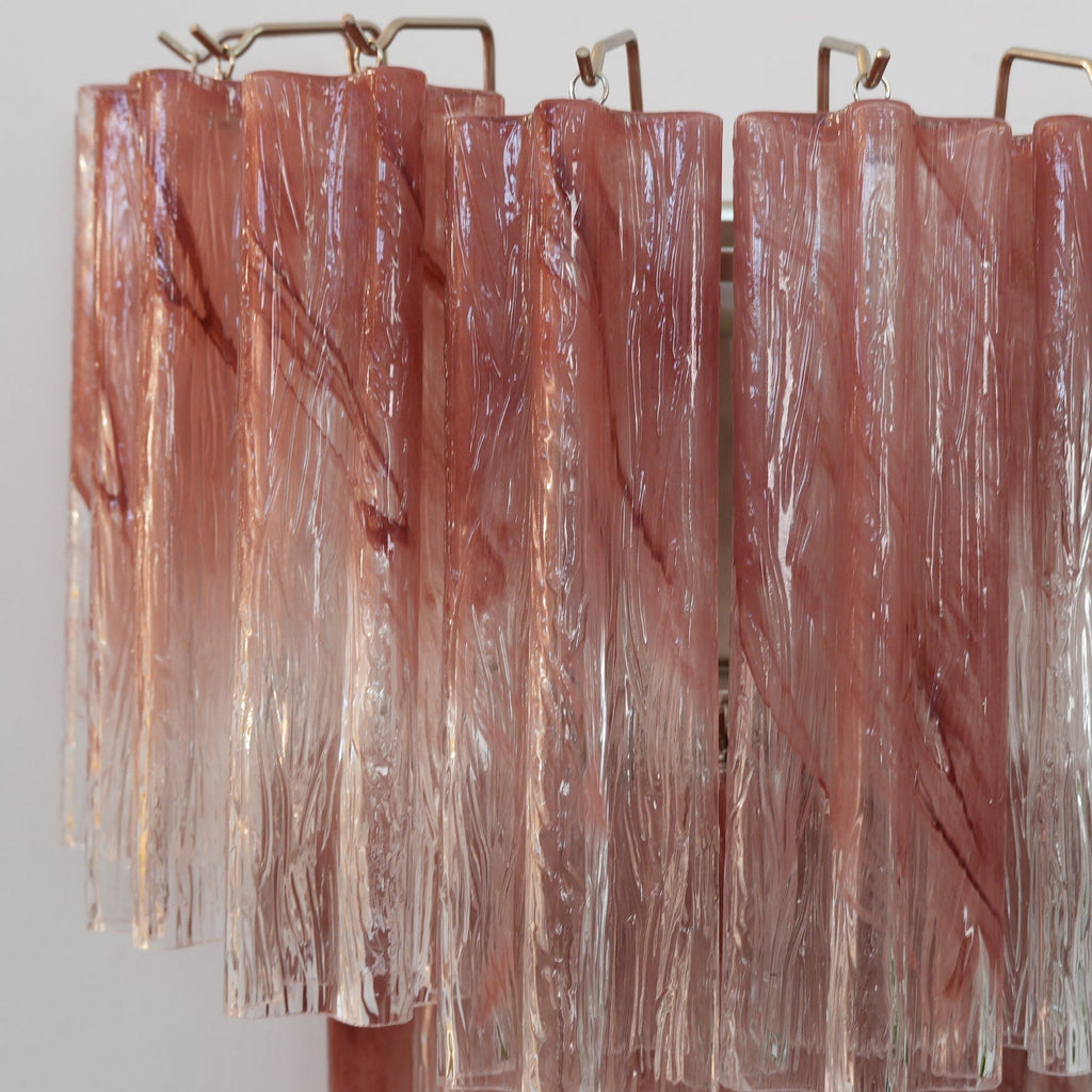 Aurora Luminaire Mural Rose Verre Lames Romantique Aquarelle - Neutralighting