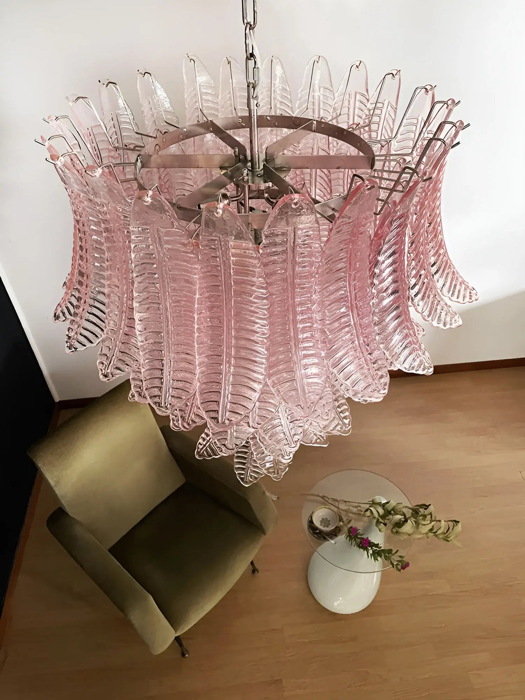 Aurora Chandelier en Verre Cascadant Romantique - Neutralighting