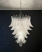 Aurora Lustre Transparent Verre Feuille Cascadant Élégant - Neutralighting