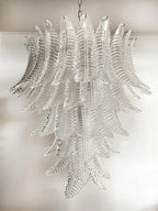 Aurora Lustre Transparent Verre Feuille Cascadant Élégant - Neutralighting