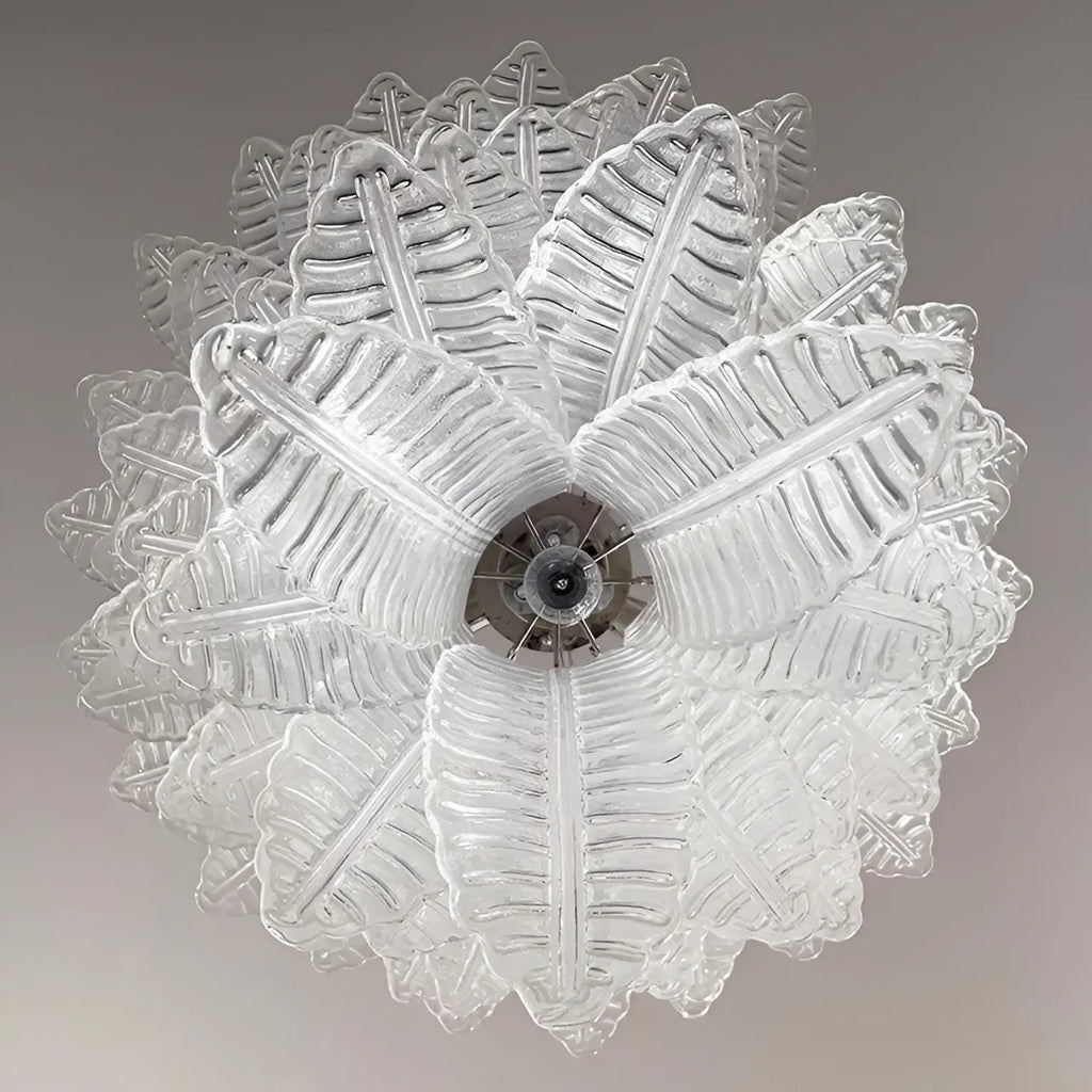 Aurora Lustre Transparent Verre Feuille Cascadant Élégant - Neutralighting