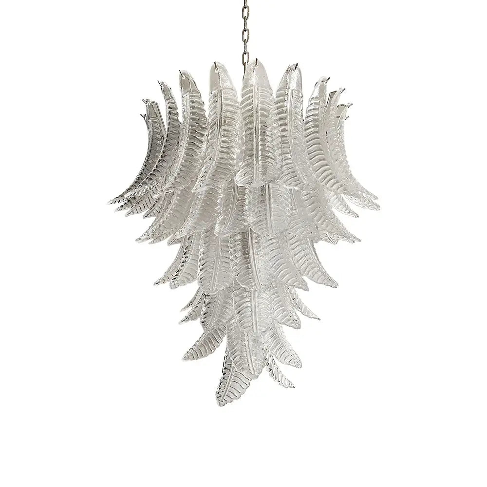 Aurora Lustre Transparent Verre Feuille Cascadant Élégant - Neutralighting