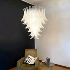 Aurora Lustre Transparent Verre Feuille Cascadant Élégant - Neutralighting