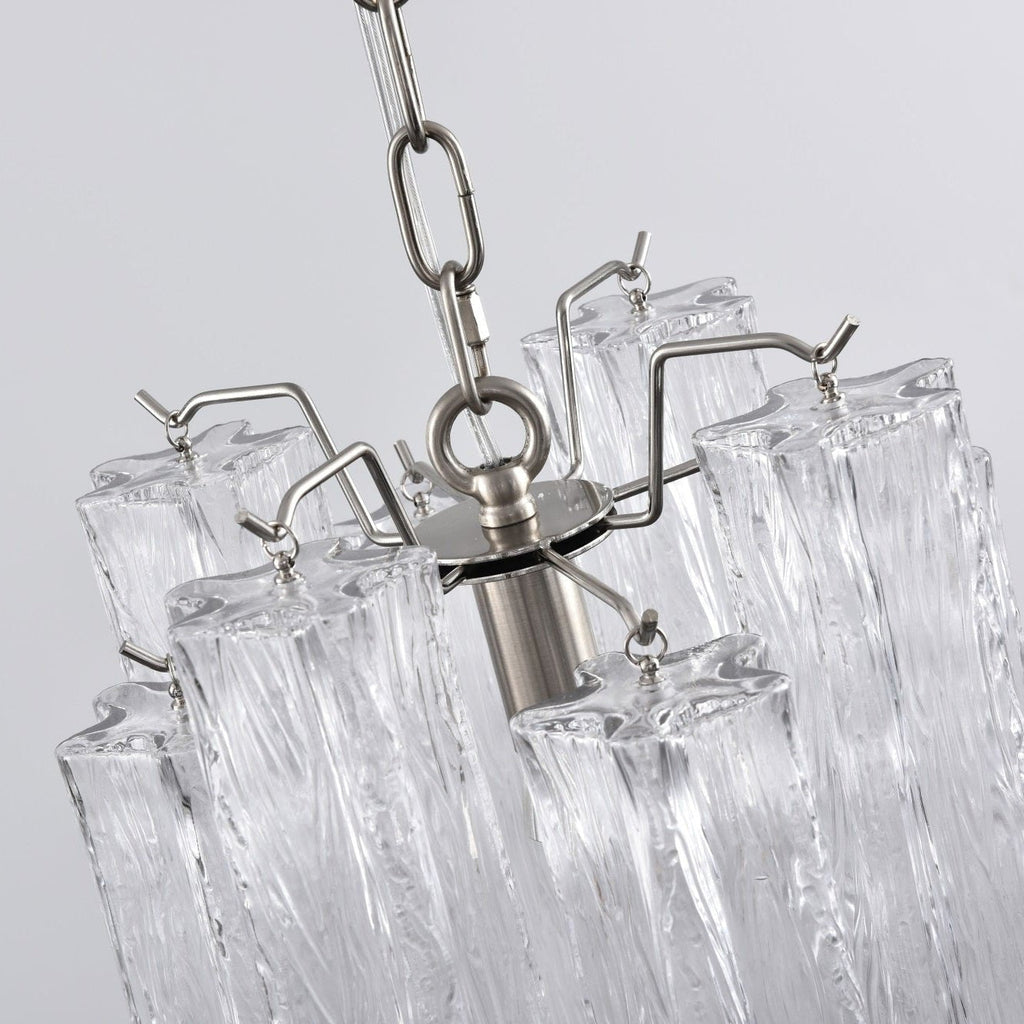 Aurora Lustre Rose Dégradé Murano Verre - Neutralighting
