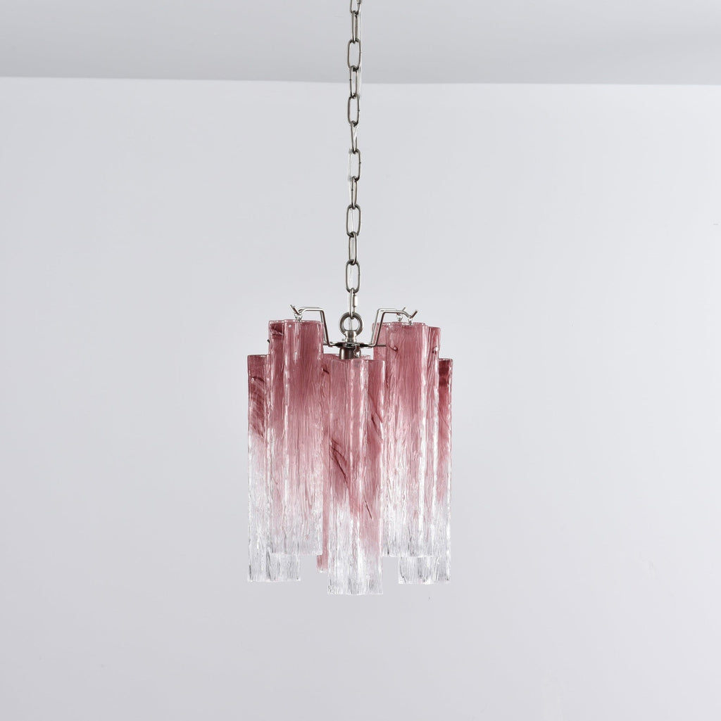 Aurora Lustre Rose Dégradé Murano Verre - Neutralighting