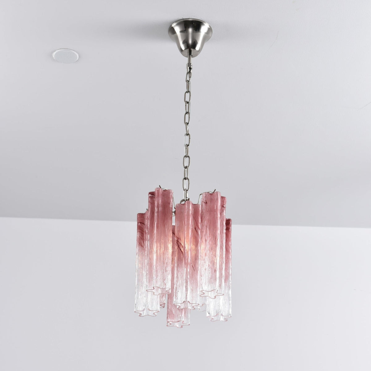 Aurora Lustre Rose Dégradé Murano Verre - Neutralighting